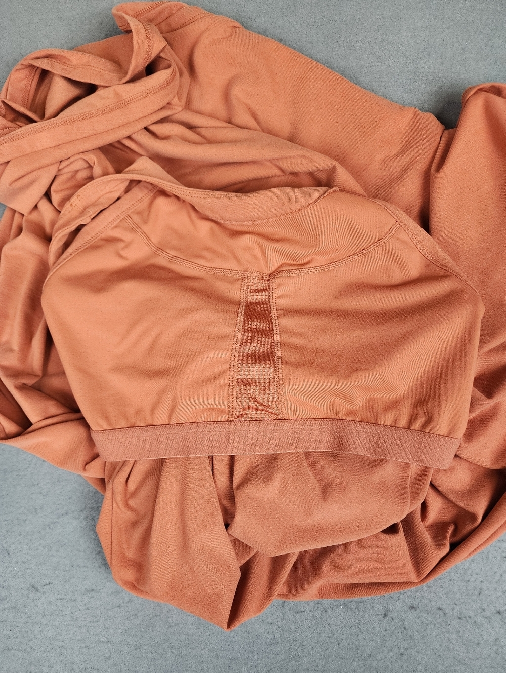 Prana Women's Peach Color Calexico Scoop-Neck Solid Shelf Bra Maxi Dress Small - Picture 5 of 13